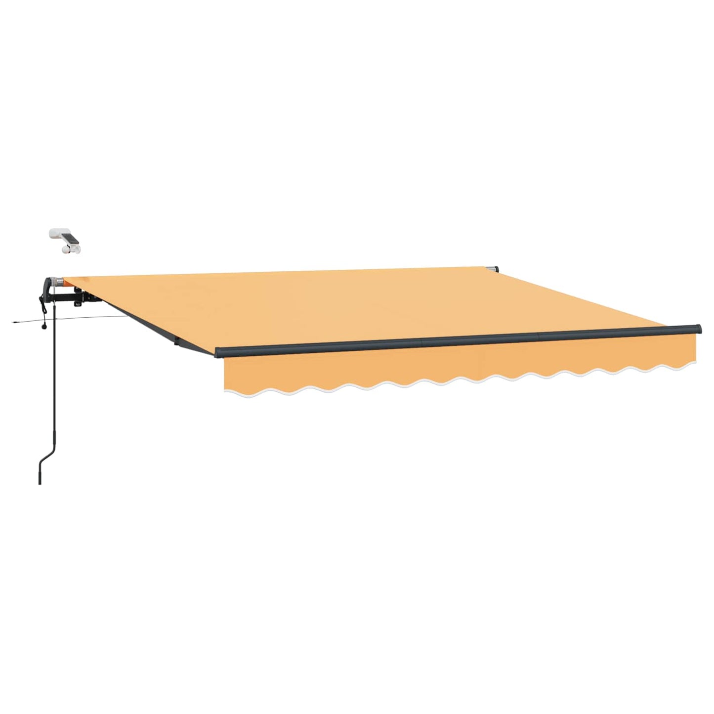 Udtrækkelig markise Sandfarvet 500 × 300 cm Polyester