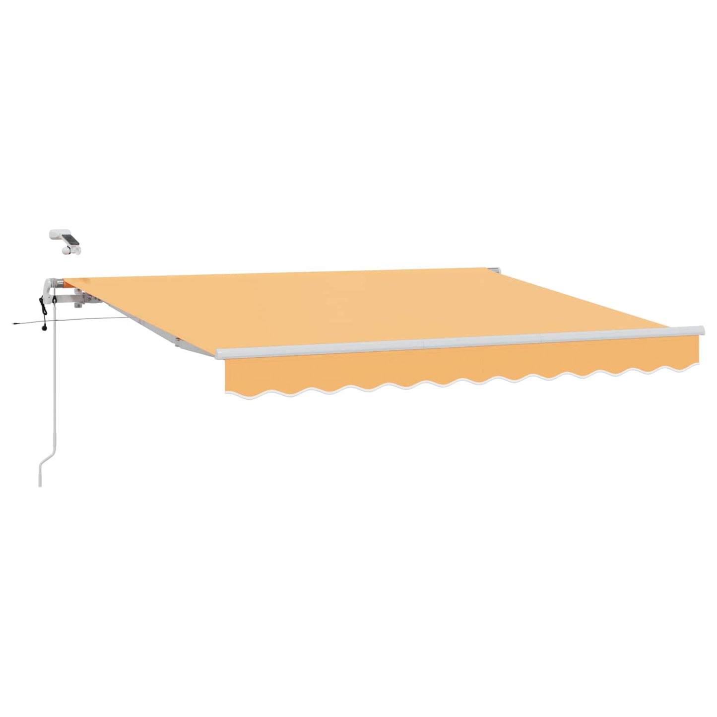 Udtrækkelig markise Sandfarvet 600 × 350 cm Polyester