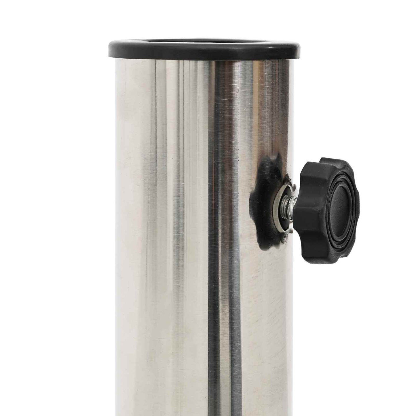 Granitsokkel med hjul til 40-50 mm mast 29 kg Sort