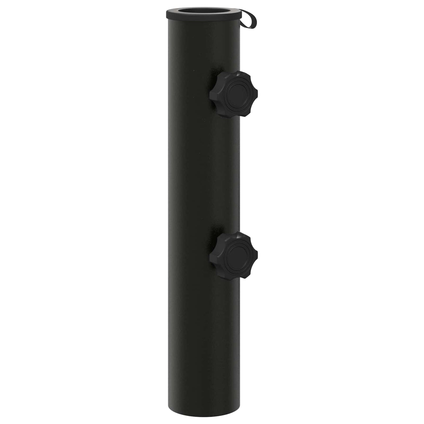 Parasolfodrør 0.6 kg Sort Jern for 40-50 mm Pole