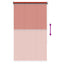 Udendørs rulleskærm 90% UV blok Terracotta 60 x 140 cm HDPE