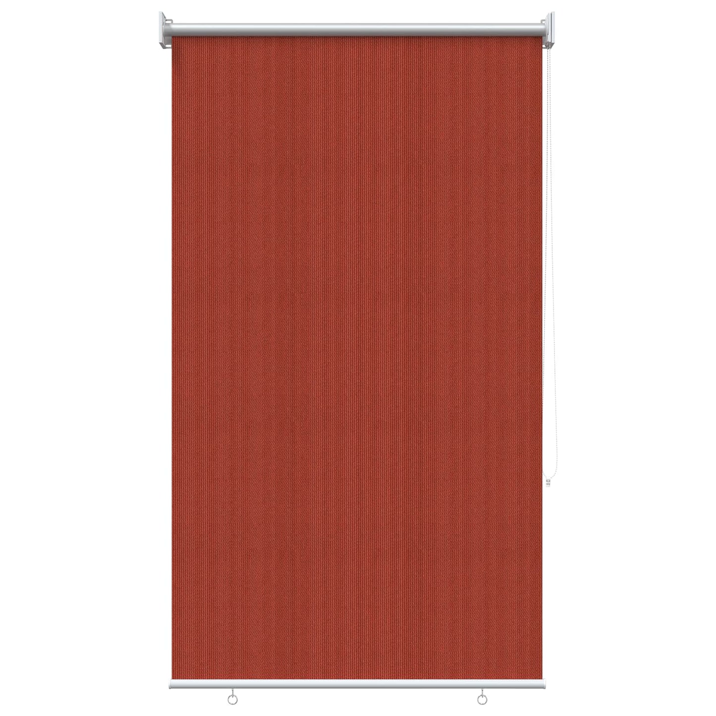 Udendørs rulleskærm 90% UV blok Terracotta 80 x 140 cm HDPE