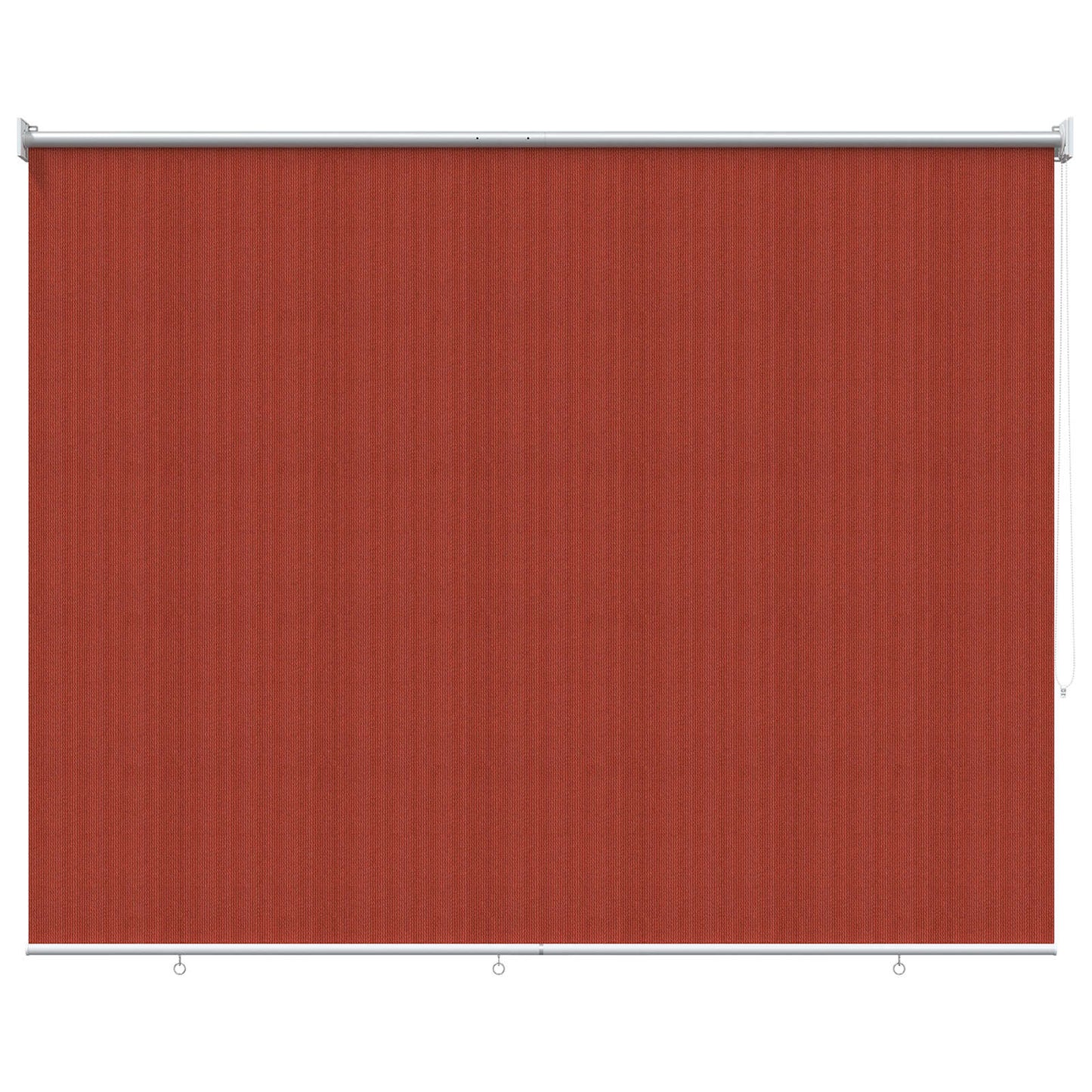 Udendørs rulleskærm 90% UV blok Terracotta 160 x 140 cm HDPE