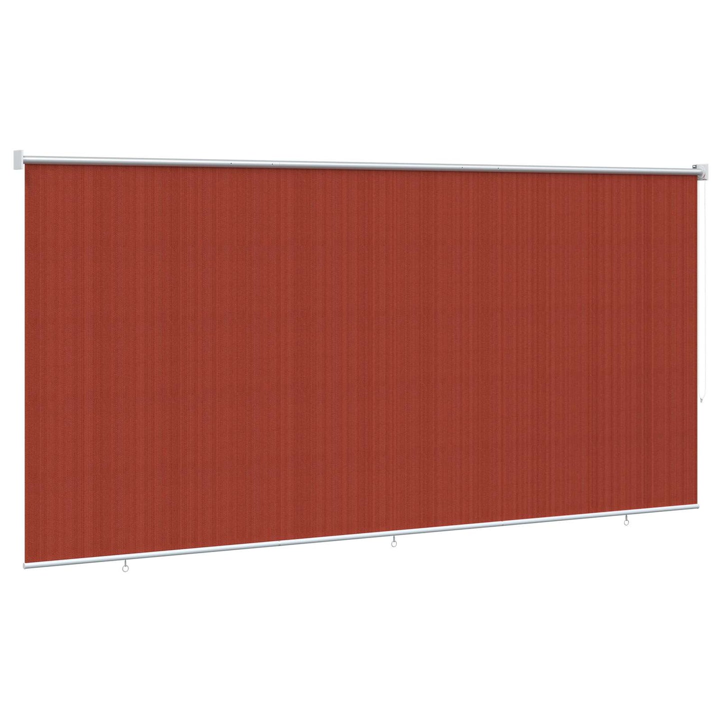 Udendørs rulleskærm 90% UV blok Terracotta 350 x 140 cm HDPE