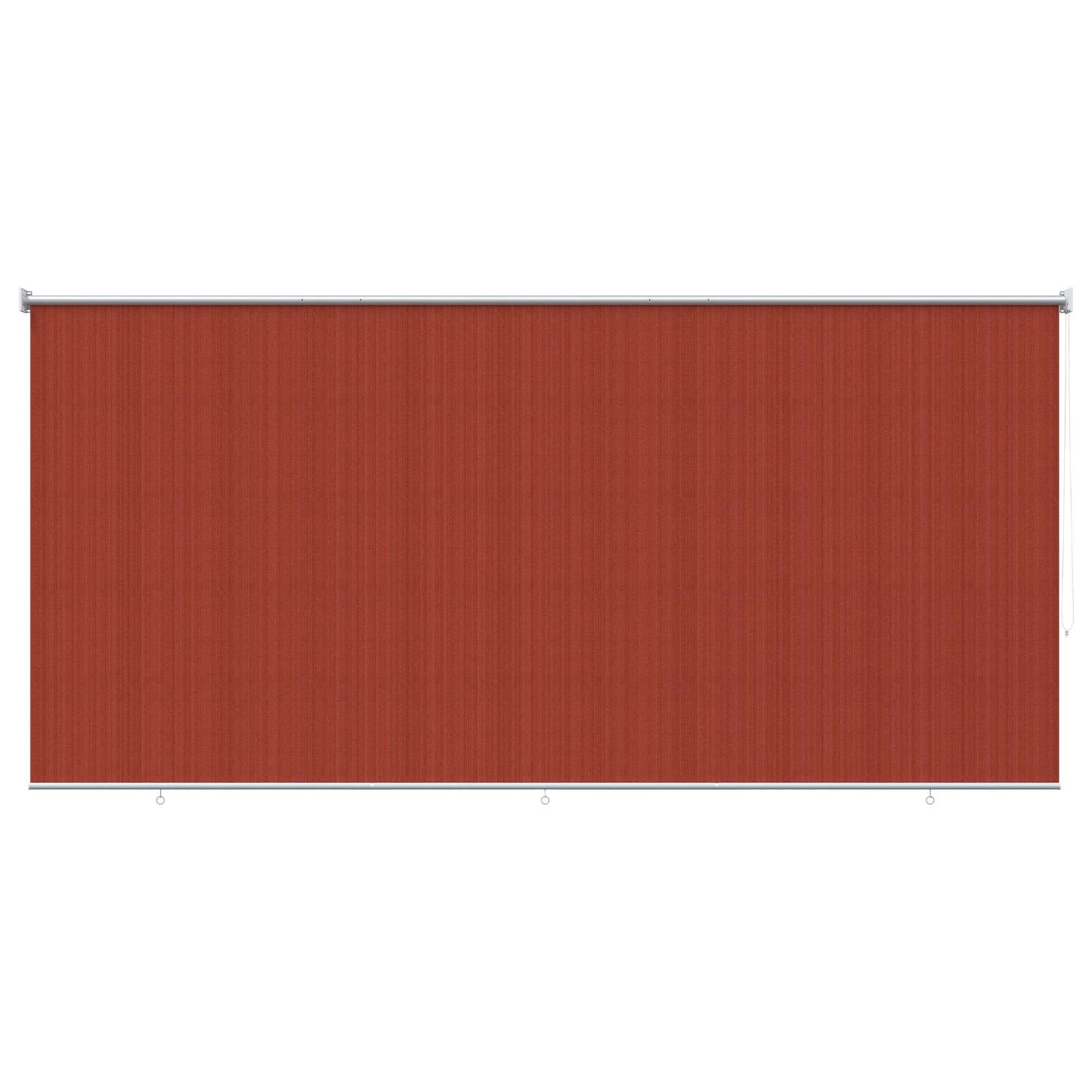 Udendørs rulleskærm 90% UV blok Terracotta 350 x 140 cm HDPE