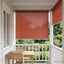 Udendørs rulleskærm 90% UV blok Terracotta 100 x 230 cm HDPE