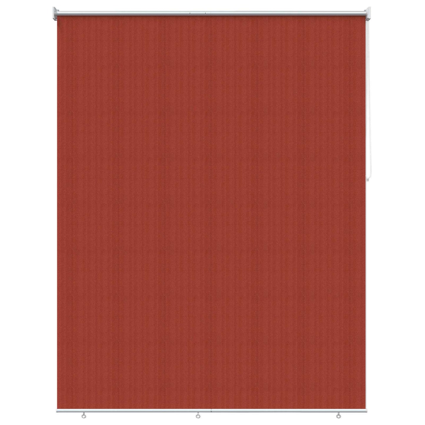 Udendørs rulleskærm 90% UV blok Terracotta 180 x 230 cm HDPE