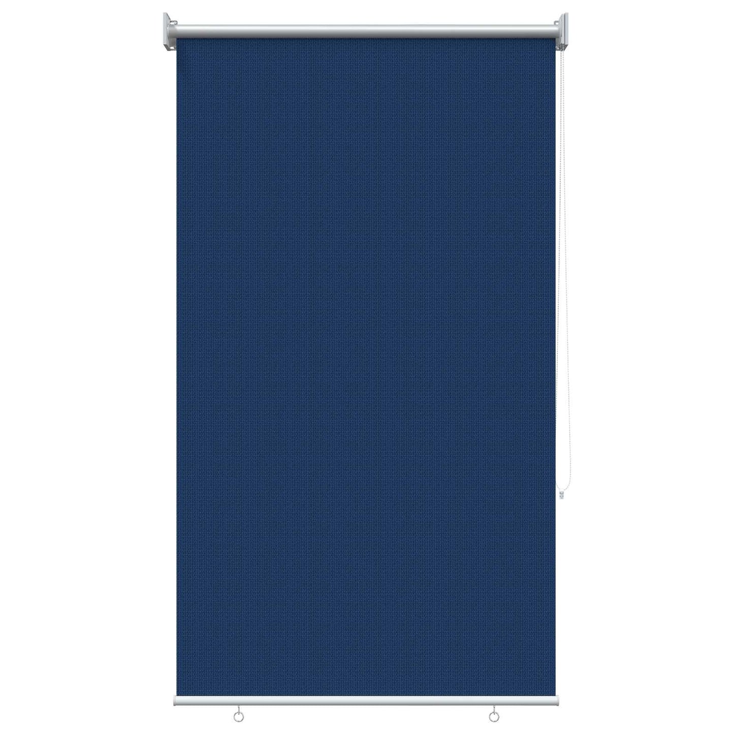 Udendørs rulleskærm 90% UV blok Blå 80 x 140 cm HDPE