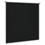 Udendørs rulleskærm 90% UV blok Sort 140 x 140 cm HDPE