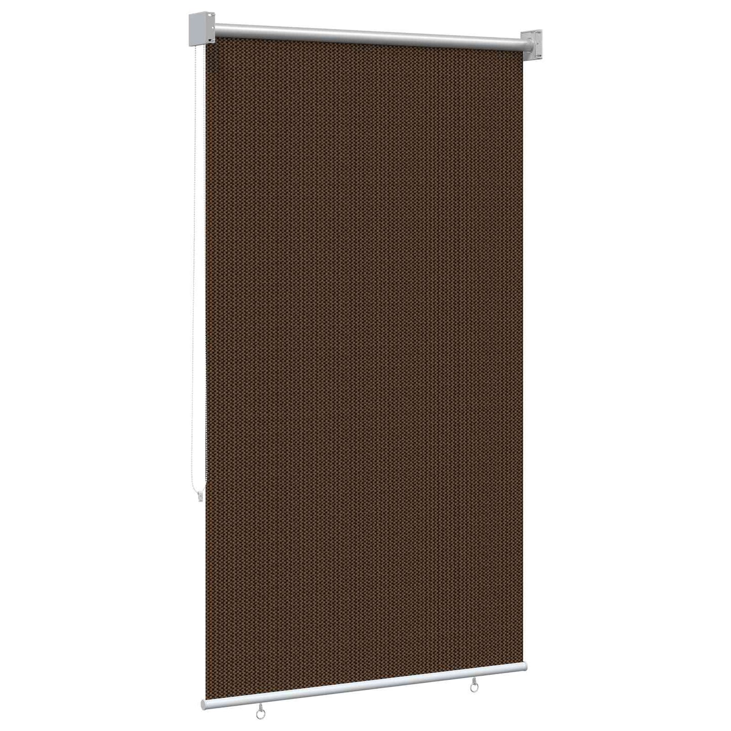 Udendørs rulleskærm 90% UV blok Brun 80 x 140 cm HDPE