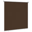 Udendørs rulleskærm 90% UV blok Brun 120 x 230 cm HDPE