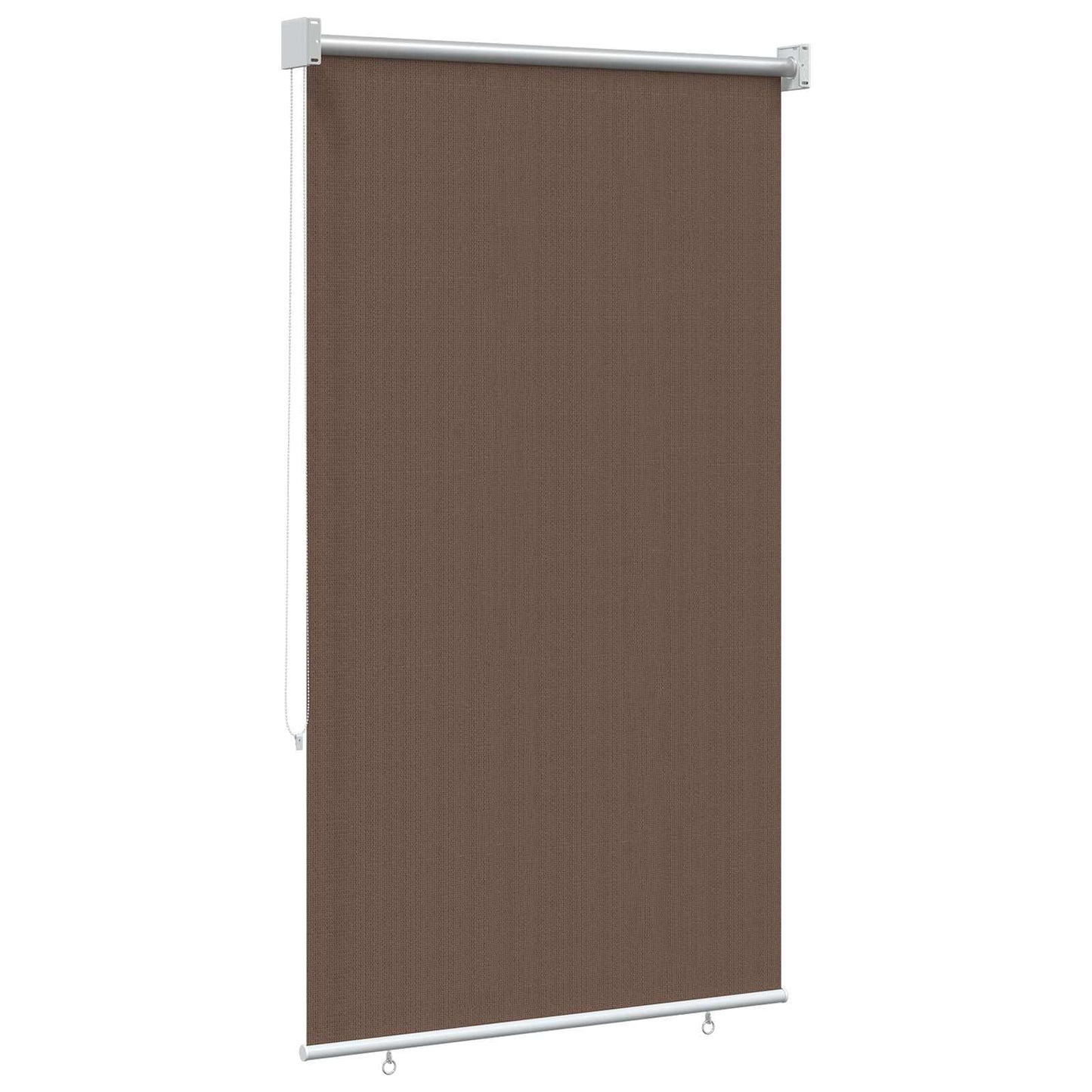 Udendørs rulleskærm 90% UV blok Gråbrun 60 x 230 cm HDPE