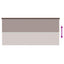 Udendørs rulleskærm 90% UV blok Gråbrun 400 x 230 cm HDPE