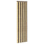 Insektgardin i chenille Mørkebrun og Beige 56 x 200 cm 100% PP