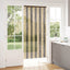 Insektgardin i chenille Mørkebrun og Beige 90 x 200 cm 100% PP