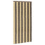 Insektgardin i chenille Mørkebrun og Beige 100 x 200 cm 100% PP