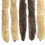 Insektgardin i chenille Mørkebrun og Beige 100 x 220 cm 100% PP