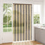 Insektgardin i chenille Mørkebrun og Beige 118 x 220 cm 100% PP