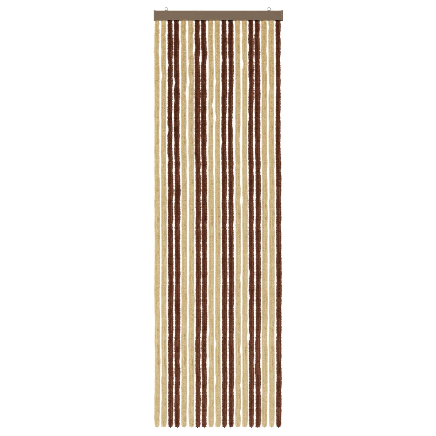Insektgardin i chenille Brun og Beige 56 x 185 cm 100% PP