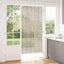 Insektgardin i chenille Grå og beige 90 x 200 cm 100% PP