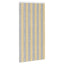 Insektgardin i chenille Grå og beige 100 x 200 cm 100% PP