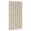 Insektgardin i chenille Grå og beige 118 x 220 cm 100% PP