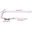 LED Strip 55 cm Flerfarvet PVC