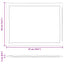 Sædepuder 2 pcs Creme 47 x 36 x 2 cm Polyester