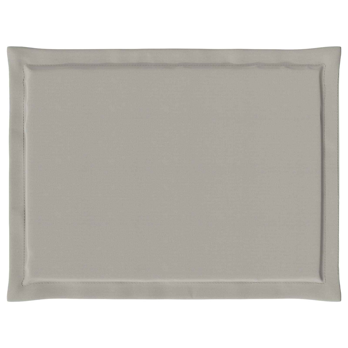 Sædepuder 2 pcs Lysegrå 47 x 36 x 2 cm Polyester