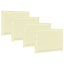 Sædepuder 4 pcs Cremefarvet 47 x 36 x 2 cm Polyester