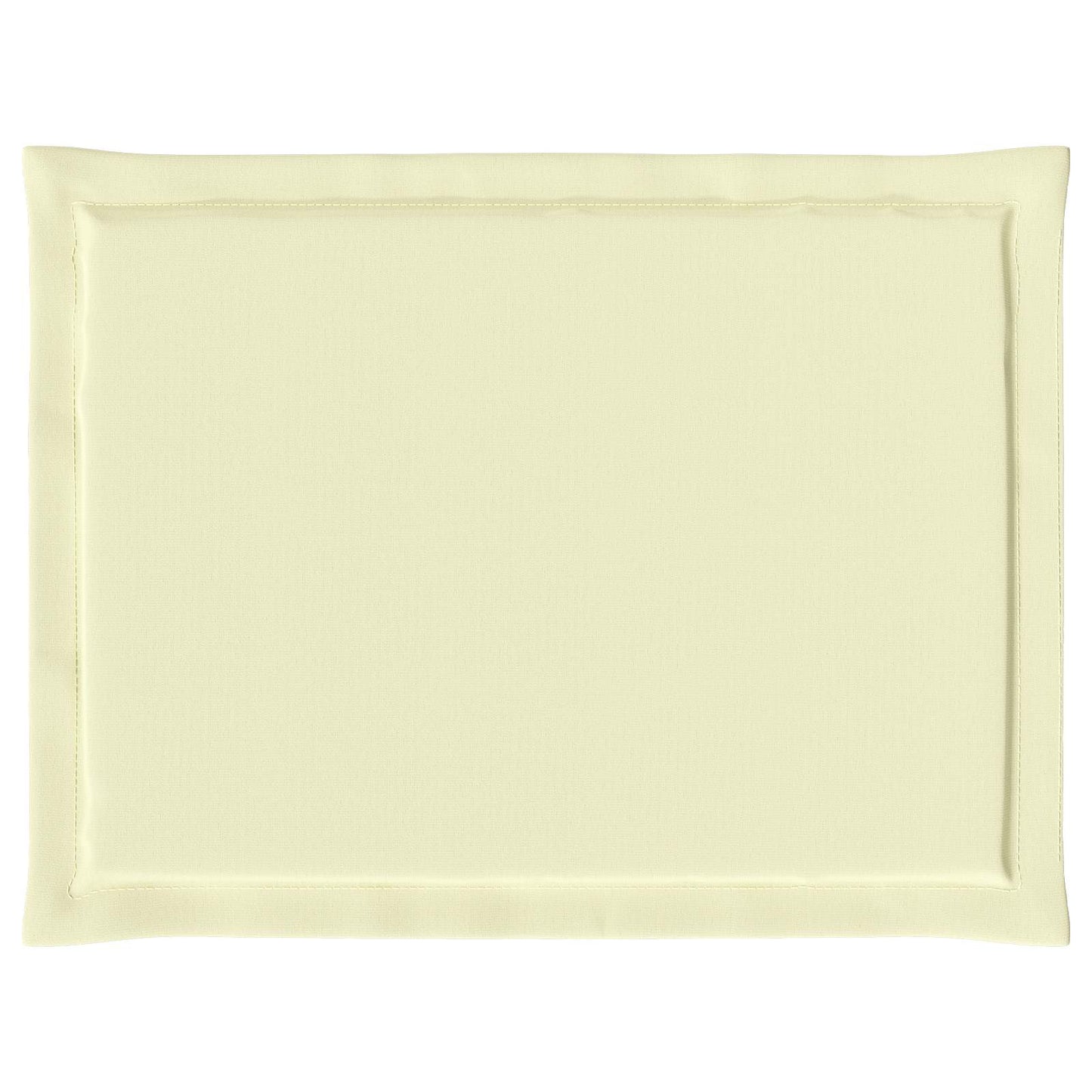 Sædepuder 4 pcs Cremefarvet 47 x 36 x 2 cm Polyester