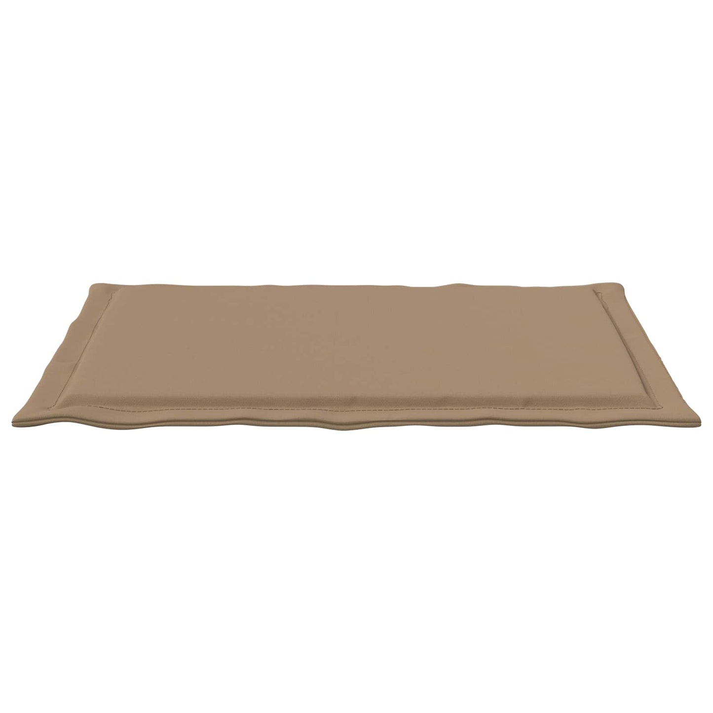 Sædepuder 4 pcs Gråbrun 47 x 36 x 2 cm Polyester