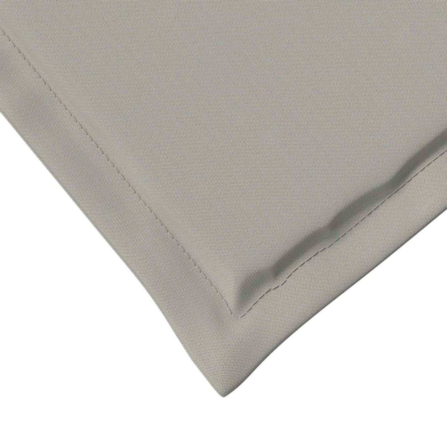 Sædepuder 4 pcs Lysegrå 47 x 36 x 2 cm Polyester