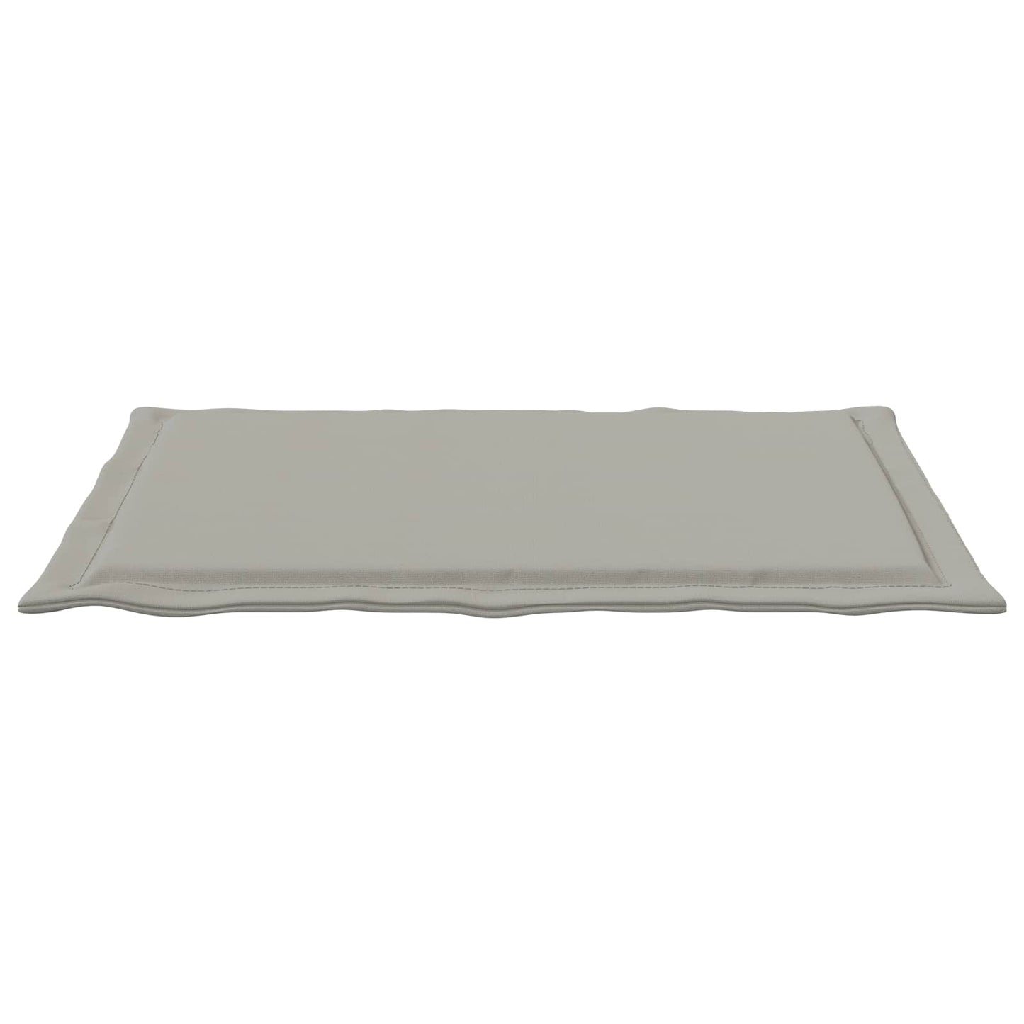Sædepuder 4 pcs Lysegrå 47 x 36 x 2 cm Polyester