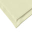 Sæde- og rygpuder 2 pcs Cremefarvet 47 x 45 x 2 cm Polyester
