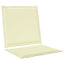 Sæde- og rygpuder 2 pcs Cremefarvet 47 x 45 x 2 cm Polyester