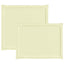 Sæde- og rygpuder 2 pcs Cremefarvet 47 x 45 x 2 cm Polyester