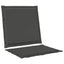 Sæde- og rygpuder 2 pcs Antracit 47 x 45 x 2 cm Polyester