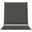 Sæde- og rygpuder 2 pcs Antracit 47 x 45 x 2 cm Polyester