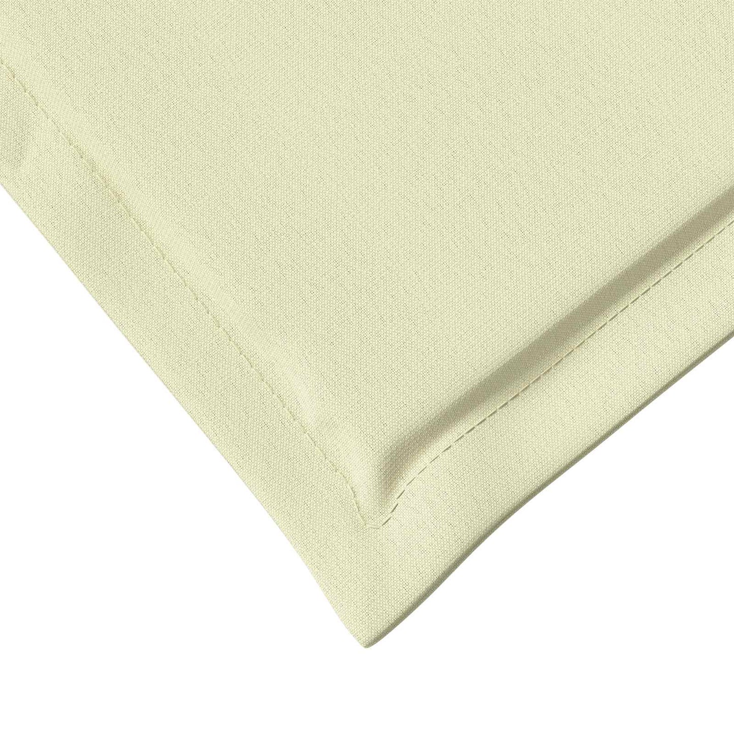 Sæde- og rygpuder 4 pcs Cremefarvet 47 x 45 x 2 cm Polyester
