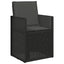Sæde- og rygpuder 4 pcs Antracit 47 x 45 x 2 cm Polyester