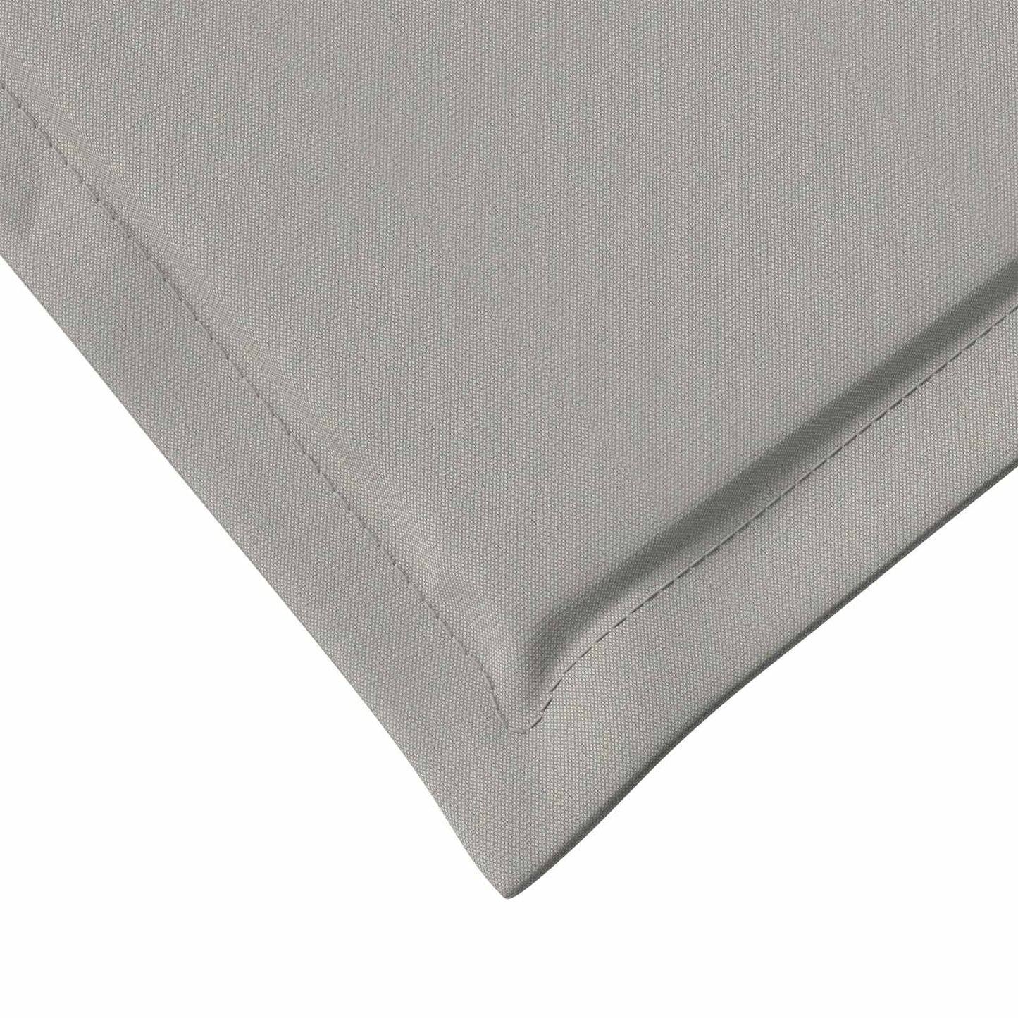 Sæde- og rygpuder 4 pcs Lysegrå 47 x 45 x 2 cm Polyester