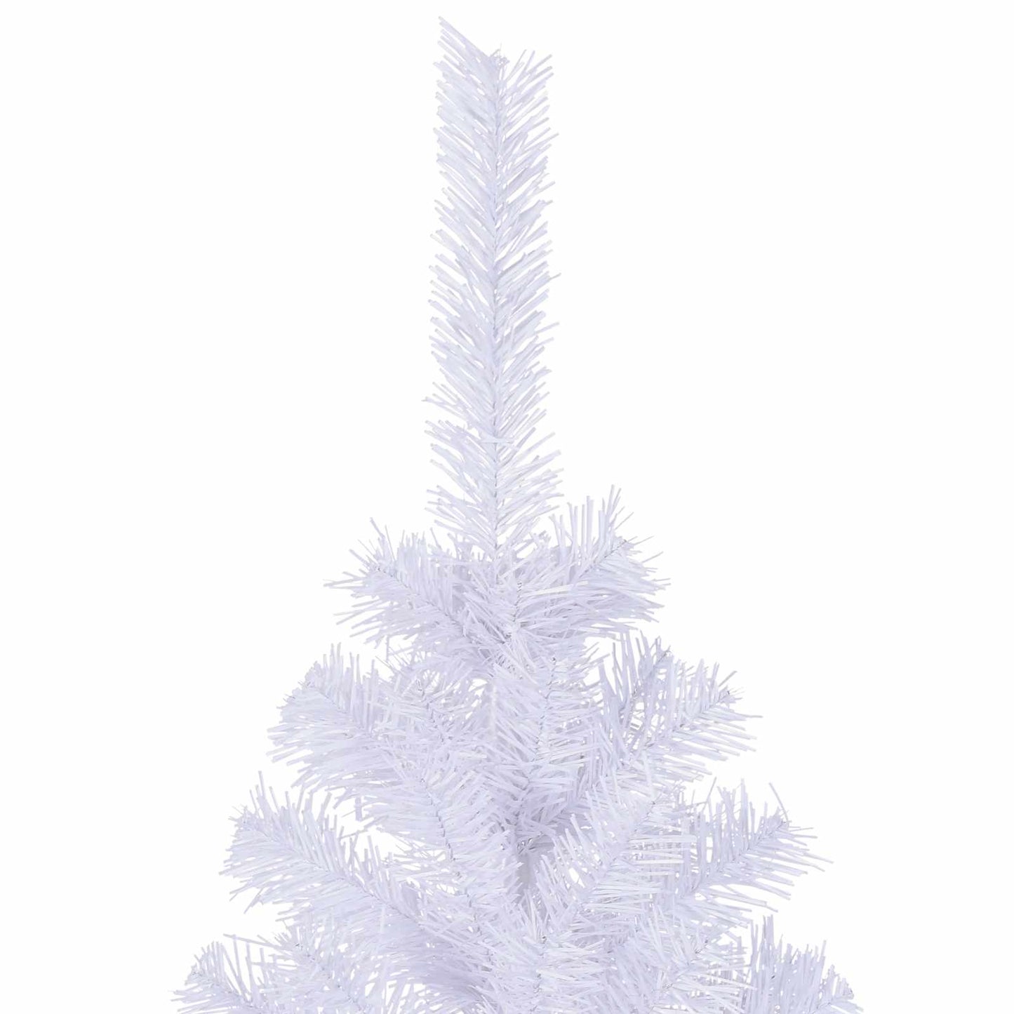 Kunstigt juletræ med 300 LED'er Hvid 180 cm PVC og Stål