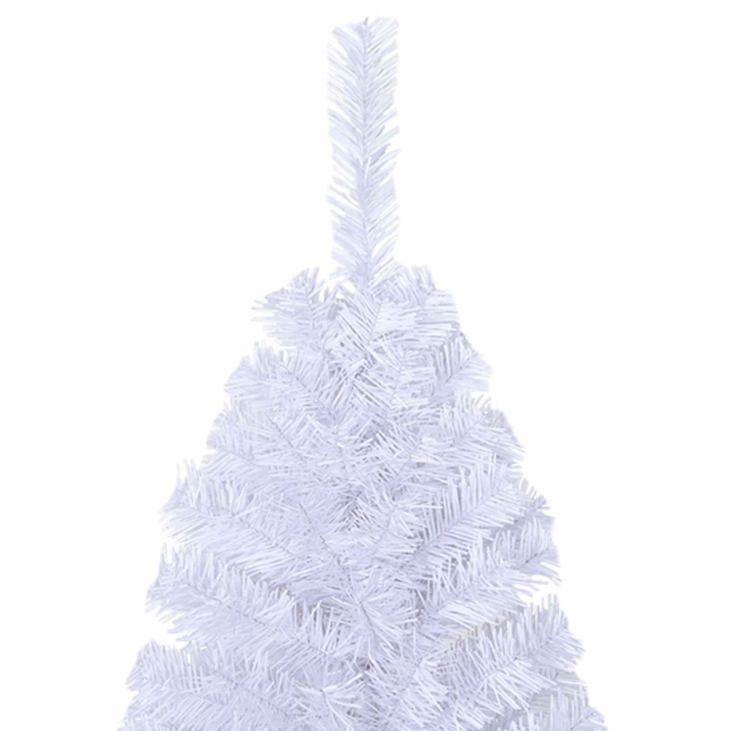 Kunstigt juletræ med 150 LED'er Hvid 120 cm PVC og Stål