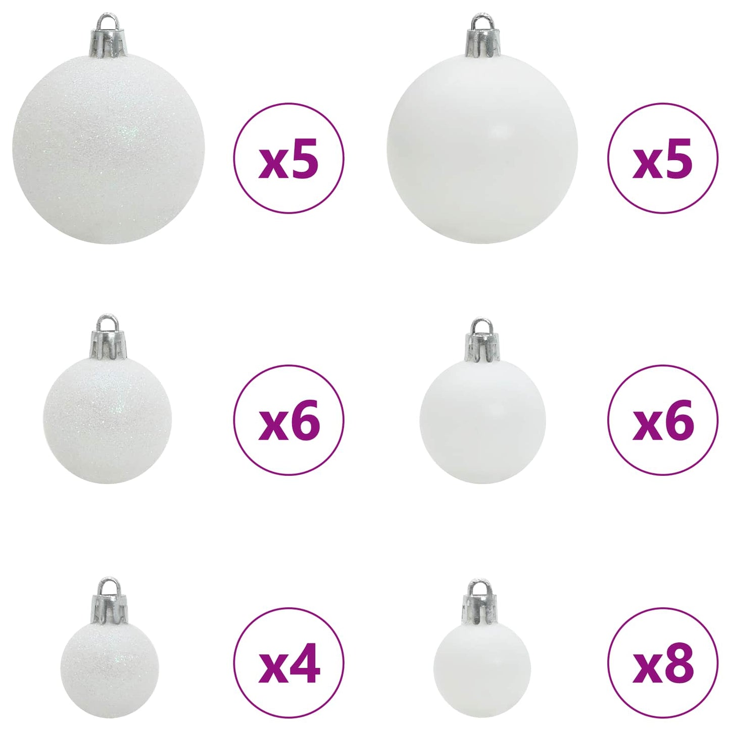 Kunstigt juletræ med 150 LED'er Hvid 120 cm PVC og Stål