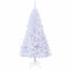 Kunstigt juletræ med 150 LED'er Hvid 120 cm PVC og Stål