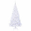 Kunstigt juletræ med 300 LED'er Hvid 180 cm PVC og Stål