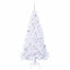 Kunstigt juletræ med 300 LED'er Hvid 180 cm PVC og Stål