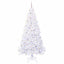 Kunstigt juletræ med 300 LED'er Hvid 240 cm PVC og Stål