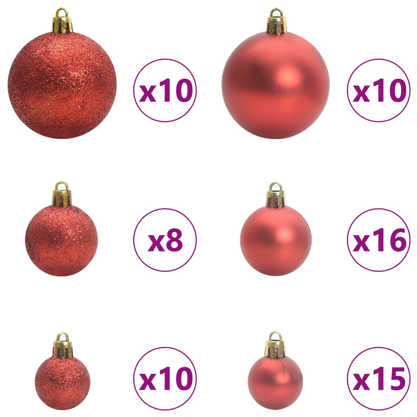 Kunstigt juletræ med 300 LED'er Hvid 210 cm PVC og Stål